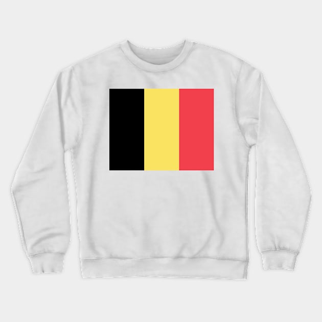 Belgium Crewneck Sweatshirt by Wickedcartoons